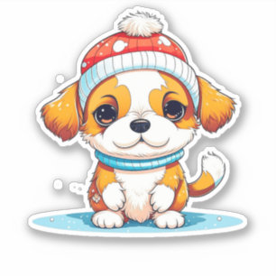 Kawaii Christmas Puppy Dog