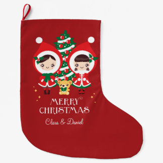 Kawaii Clara - Christmas Large Christmas Stocking