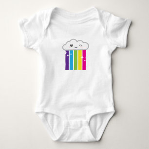 Kawaii Cloud and Rainbow Clothing Baby Bodysuit