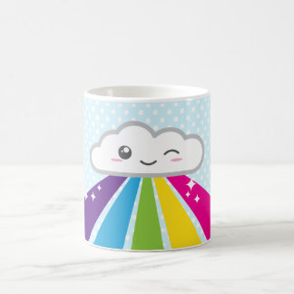 Kawaii Cloud and Rainbow Mug