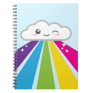 Kawaii Cloud et Carnet arc en ciel