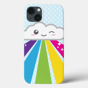 Kawaii Cloud et Rainbow coque ipad