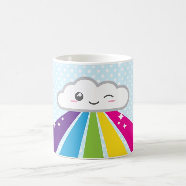Kawaii Cloud et Rainbow Mug (Centre)