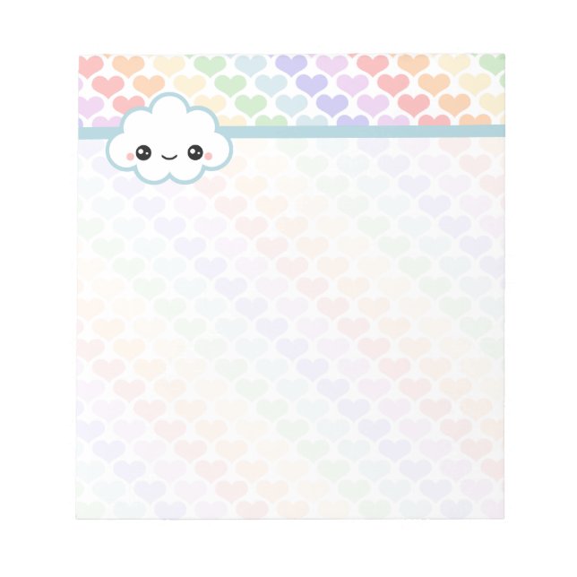 Kawaii Cloud Notepad (Front)