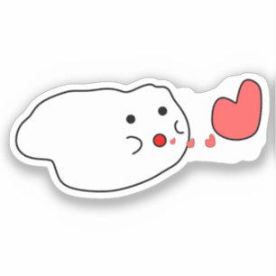 Kawaii Cloud Vinyl Sticker