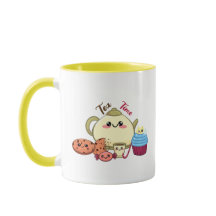 kawaii cookies and cute tea time