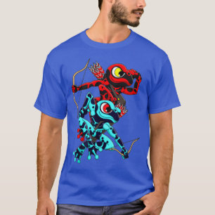 Kawaii Cool Anime Poison Dart Frogs Style Gift T-Shirt