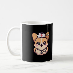 Kawaii Corgi Nurse Cute Dog Coffee Mug