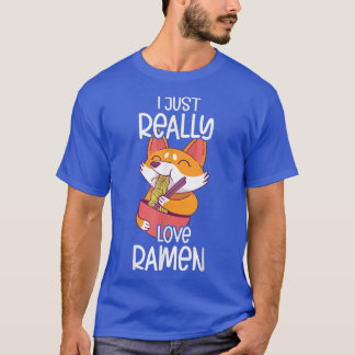 Kawaii Corgi Ramen Cute Puppy Japanese Manga Anime T-Shirt