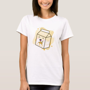 Kawaii Cow Retro Japanese Bananas Milk T-Shirt