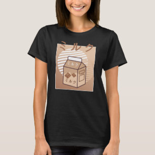 Kawaii Cow Retro Japanese Chocolate Milk Cows T-Shirt