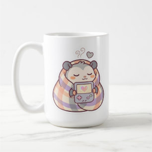 Kawaii Cozy Gamer Opossum Mug