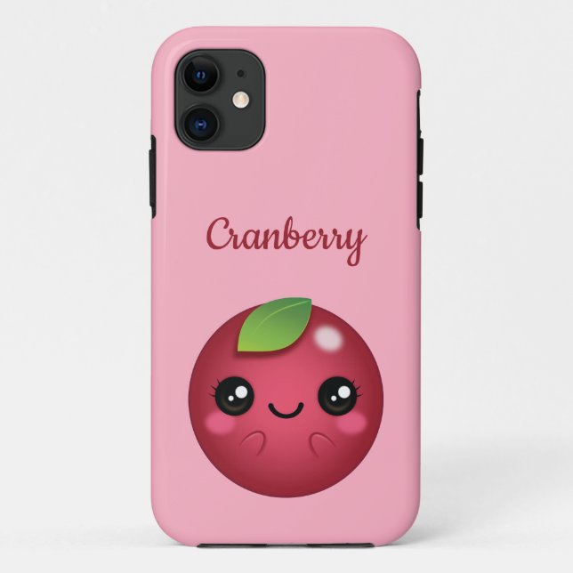 Kawaii Cranberry Case-Mate iPhone Case (Back)
