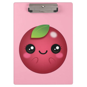 Kawaii Cranberry Clipboard