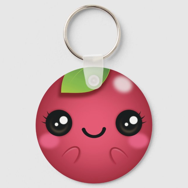 Kawaii Cranberry Keychain (Front)