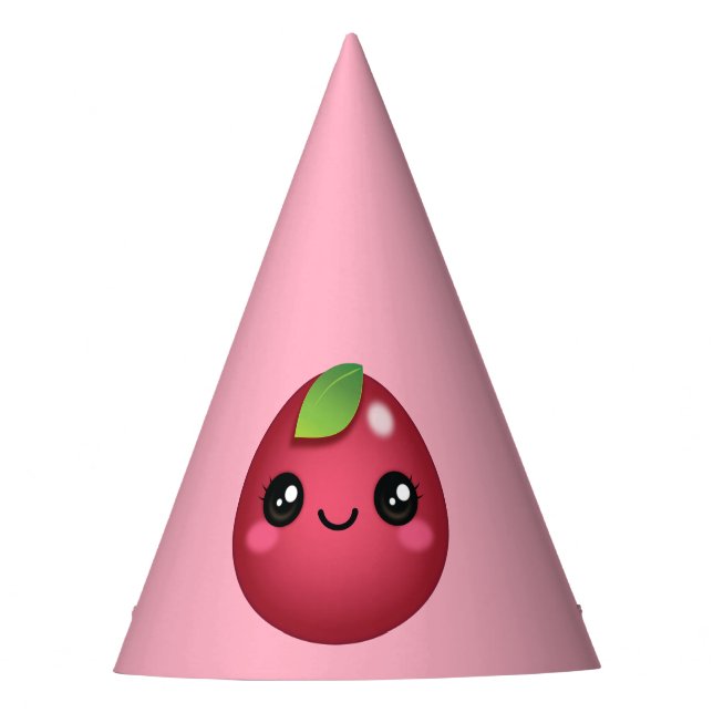 Kawaii Cranberry Party Hat (Front)