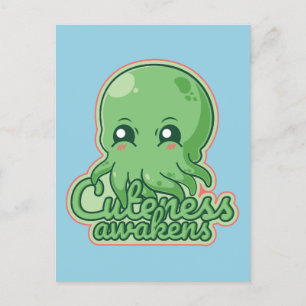 Kawaii Cthulhu Postcard