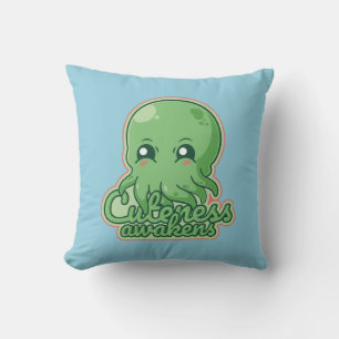 Kawaii Cthulhu Throw Pillow