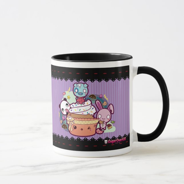 Kawaii Cupcake Attacked! Mug (Right)