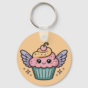  Kawaii Cupcake Keychain