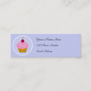Kawaii Cupcake Skinny Profile Cards