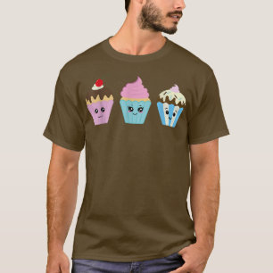 Kawaii Cupcakes Baker Baking Muffin 2197 T-Shirt