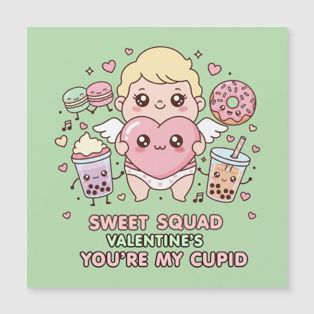 Kawaii Cupid Sweet Squad Valentine (Front)
