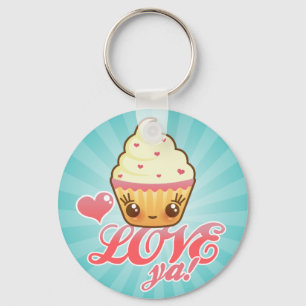 Kawaii Cuppy Cake Keychain