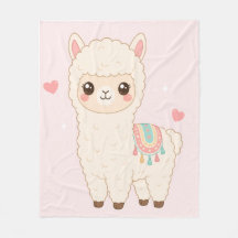 Kawaii  Cute Alpaca Blanket