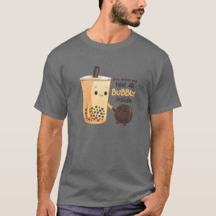 Kawaii Cute Anime Otaku Japanese Boba Tea Bubbly I T-Shirt