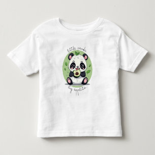 Kawaii Cute Baby Panda Eating Avocado Toddler T-shirt