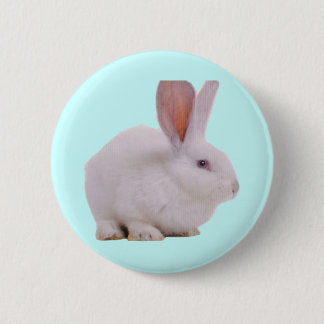 Kawaii Cute Bunny Rabbit 2 Inch Round Button