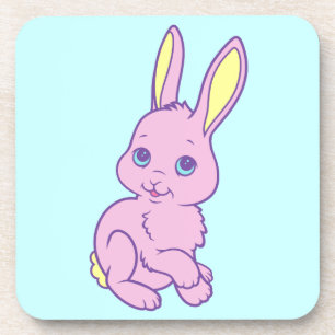 Kawaii Cute Cartoon Bunny Rabbit Coaster