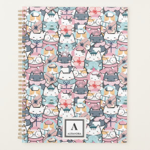 Kawaii Cute Cat Pattern (3) Planner