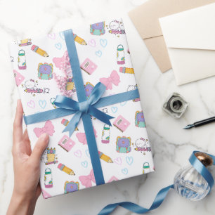 Kawaii Cute Cats & Pastel Stationery Wrapping pape Paper