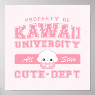 Kawaii Cute Dept Poster