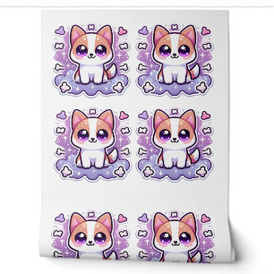 Kawaii Cute Dog Adorable Cartoon Puppy Art Wallpaper