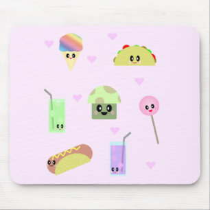 KAWAII CUTE FOODS LUNCHTIME MOUSEPAD