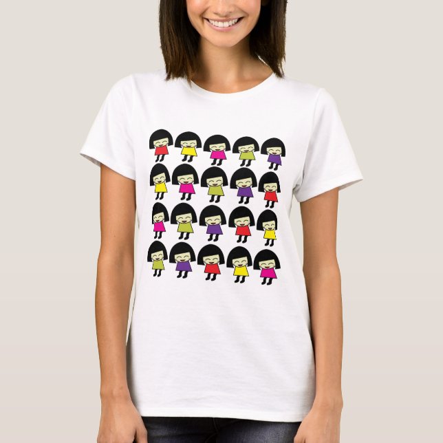 Kawaii Cute Girls Kawaii T-Shirt (Front)