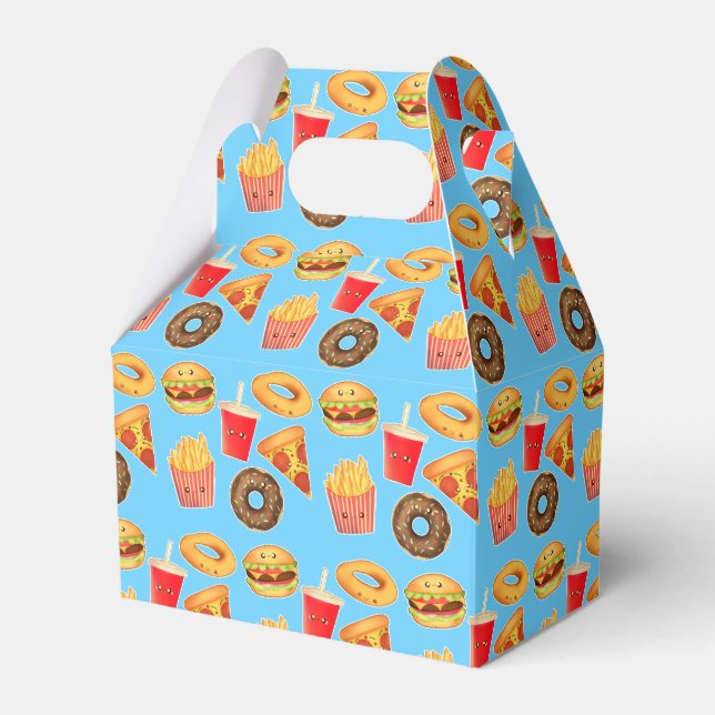 Kawaii Cute Junk Food  Favor Box (Front Side)