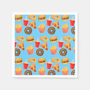Kawaii Cute Junk Food  Napkin