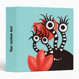 Kawaii Cute Monster Kids Binder