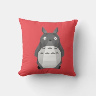 kawaii cute origami japan cartoon throw pillow