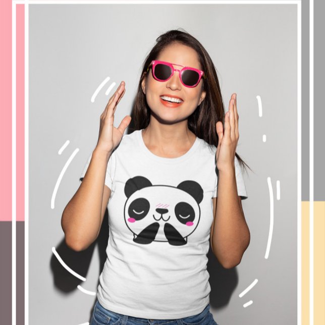 Kawaii Cute Panda T-Shirt (Creator Uploaded)