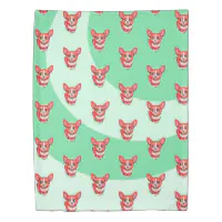 Corgi top duvet cover