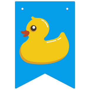 Kawaii Cute Rubber Ducky Bunting Flags