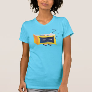 Kawaii Cute Sleeping Alarm Clock Character T-Shirt