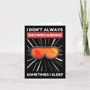 Kawaii Cute Snowboarding Otaku Anime Kawaii Japane Card