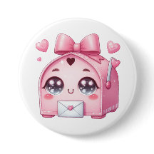 Kawaii Cute & Stylish Button Badge Variation  