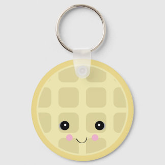 kawaii cute waffle keychain